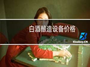 白酒酿造设备价格