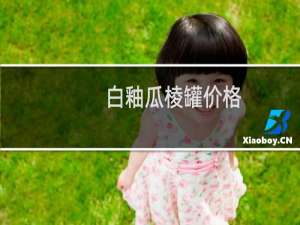 白釉瓜棱罐价格