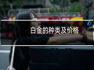 白金的种类及价格
