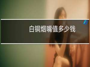 白铜烟嘴值多少钱