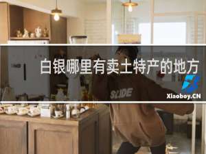 白银哪里有卖土特产的地方