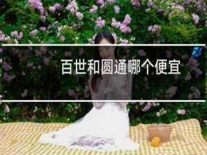 百世和圆通哪个便宜