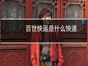 百世快运是什么快递