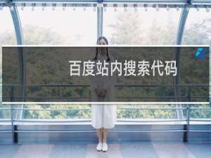 百度站内搜索代码（百度站内搜索）