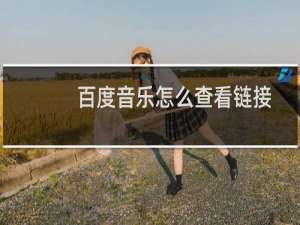 百度音乐怎么查看链接? 1