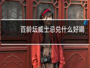 百龄坛威士忌兑什么好喝