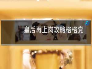 皇后再上岗攻略格格党