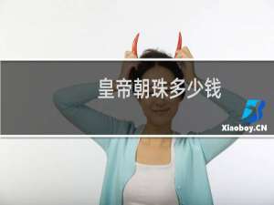 皇帝朝珠多少钱