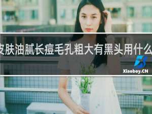 皮肤油腻长痘毛孔粗大有黑头用什么护肤品