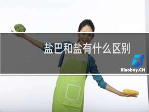 盐巴和盐有什么区别