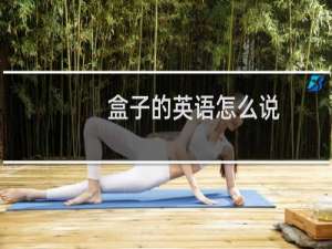 盒子的英语怎么说
