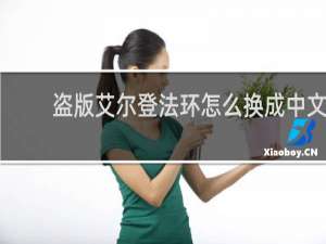 盗版艾尔登法环怎么换成中文