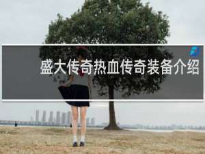 盛大传奇热血传奇装备介绍