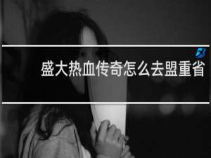 盛大热血传奇怎么去盟重省