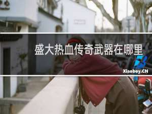盛大热血传奇武器在哪里