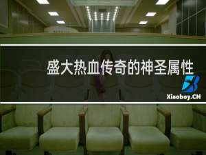 盛大热血传奇的神圣属性