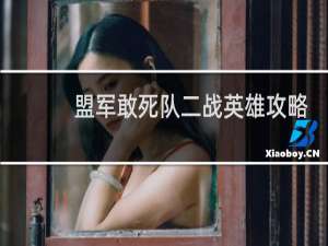 盟军敢死队二战英雄攻略