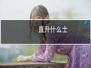 直升什么士？什么梗
