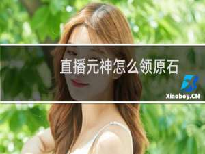 直播元神怎么领原石