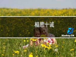 相思十诫