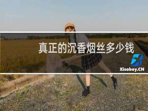 真正的沉香烟丝多少钱