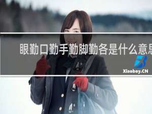 眼勤口勤手勤脚勤各是什么意思