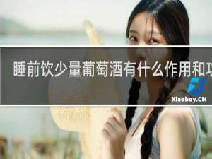 睡前饮少量葡萄酒有什么作用和功效