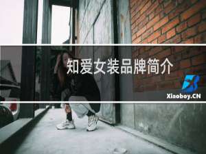 知爱女装品牌简介