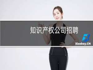 知识产权公司招聘