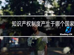 知识产权制度产生于哪个国家