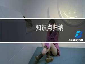 知识点归纳