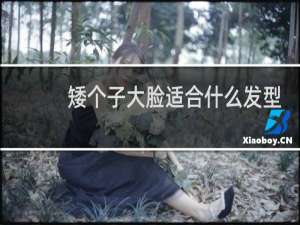 矮个子大脸适合什么发型