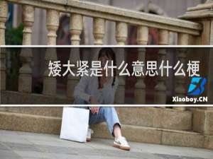 矮大紧是什么意思什么梗
