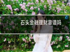 石头金融理财靠谱吗