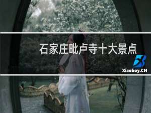 石家庄毗卢寺十大景点