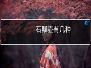 石瓢壶有几种