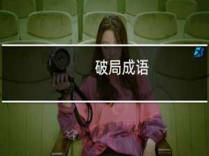 破局成语