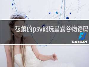 破解的psv能玩星露谷物语吗