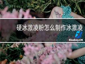硬冰激凌粉怎么制作冰激凌