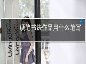 硬笔书法作品用什么笔写