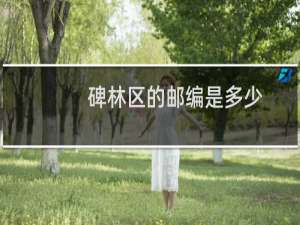 碑林区的邮编是多少