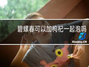 碧螺春可以加枸杞一起泡吗