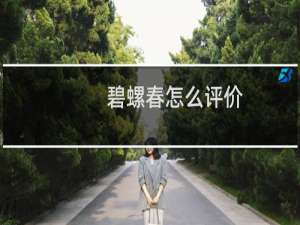 碧螺春怎么评价