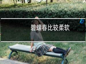碧螺春比较柔软