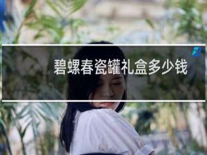 碧螺春瓷罐礼盒多少钱