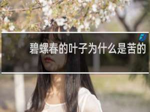 碧螺春的叶子为什么是苦的