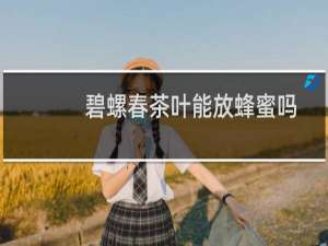碧螺春茶叶能放蜂蜜吗