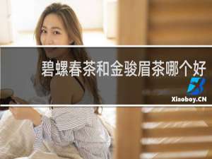 碧螺春茶和金骏眉茶哪个好