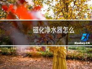 磁化净水器怎么