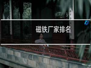 磁铁厂家排名